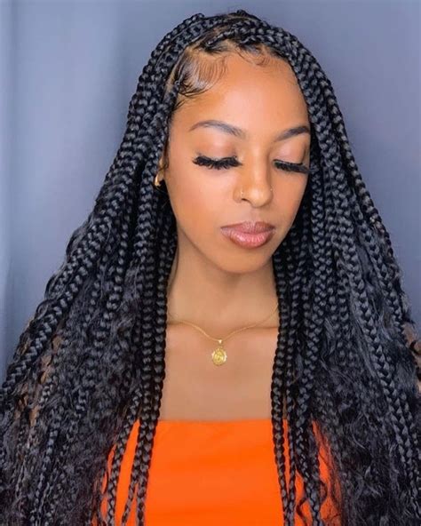 cute hairstyles for box braids|box braids styles gallery.